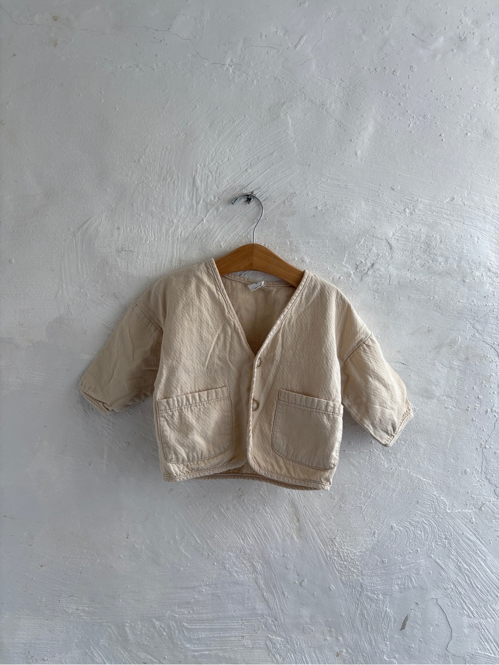 Baby crinkle cotton jacket
